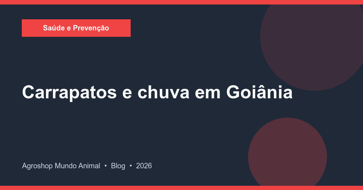 Cachorro no parque em Goiânia