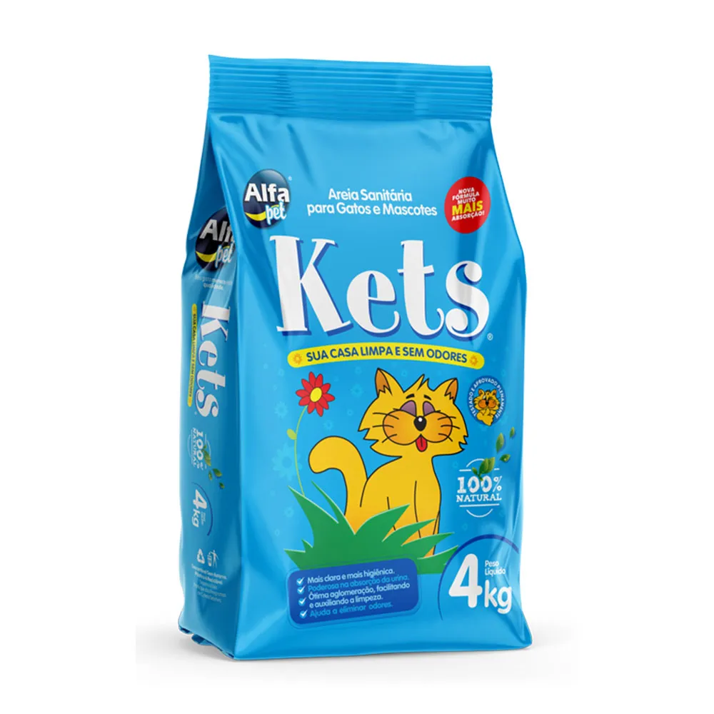 AREIA SANITARIA KETS 4KG