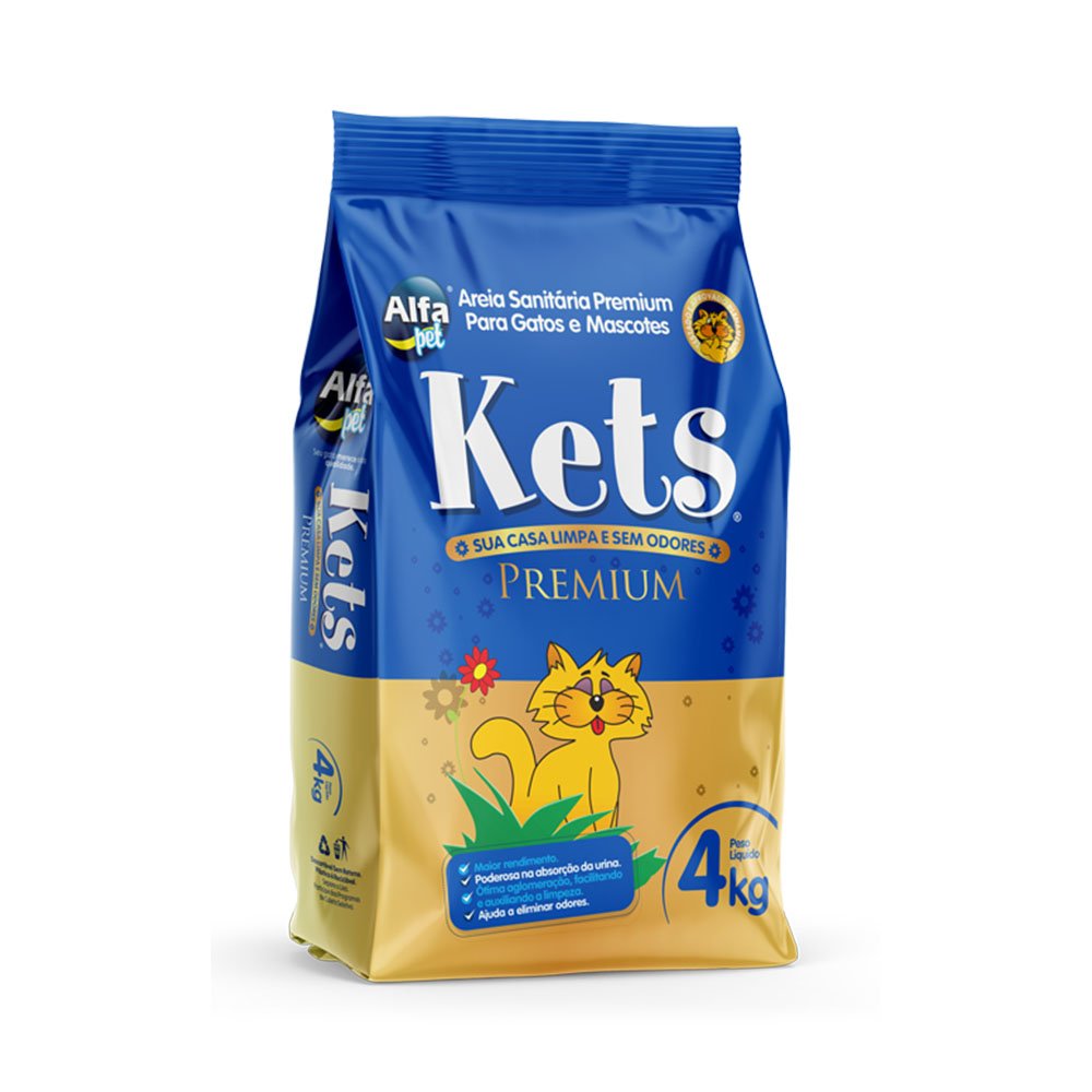 AREIA SANITARIA KETS 4KG - Imagem 3