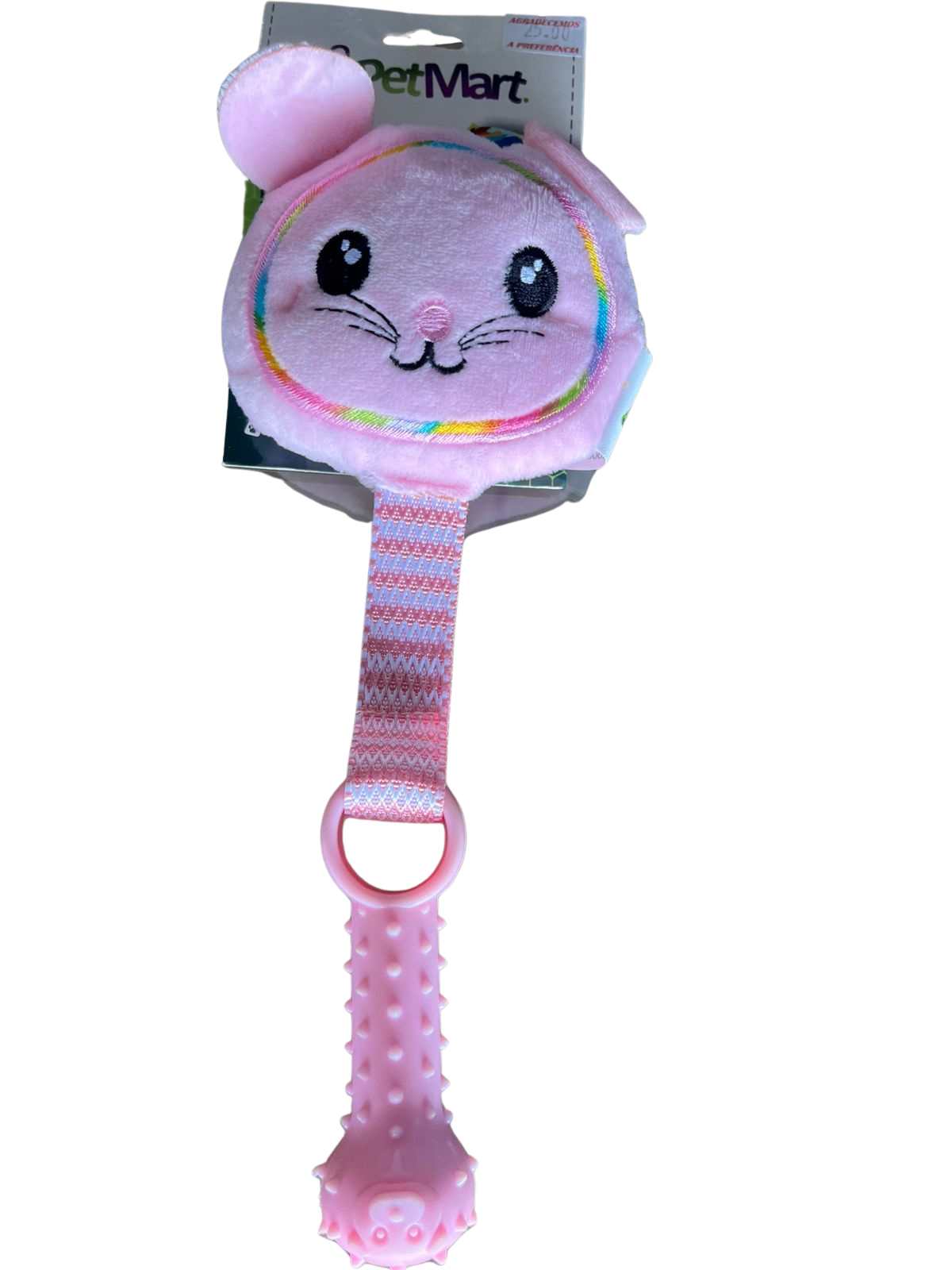 PELUCIA- RATINHO ROSA C/ TPR