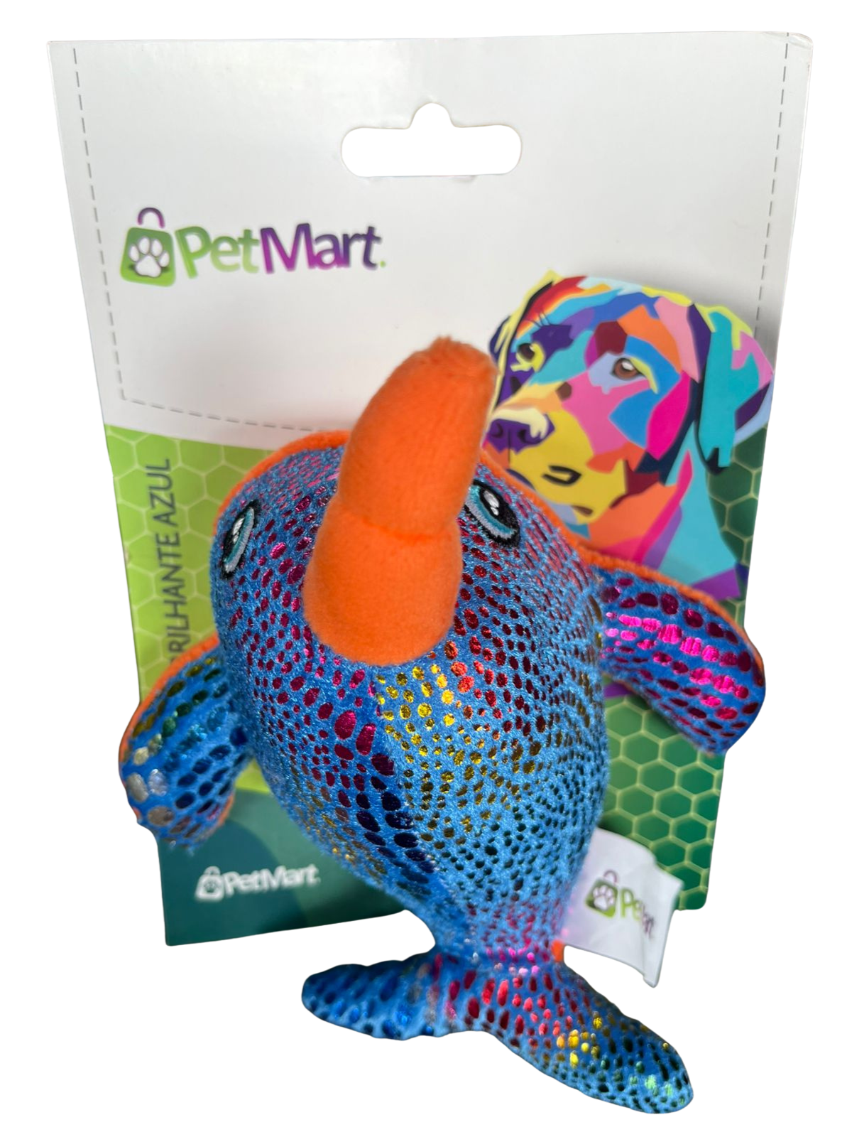 PELUCIA- BALEIA BRILHANTE AZUL