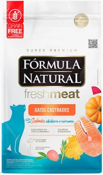 FÓRMULA NATURAL FRESH M GATO CAST SALMAO 10,1KG