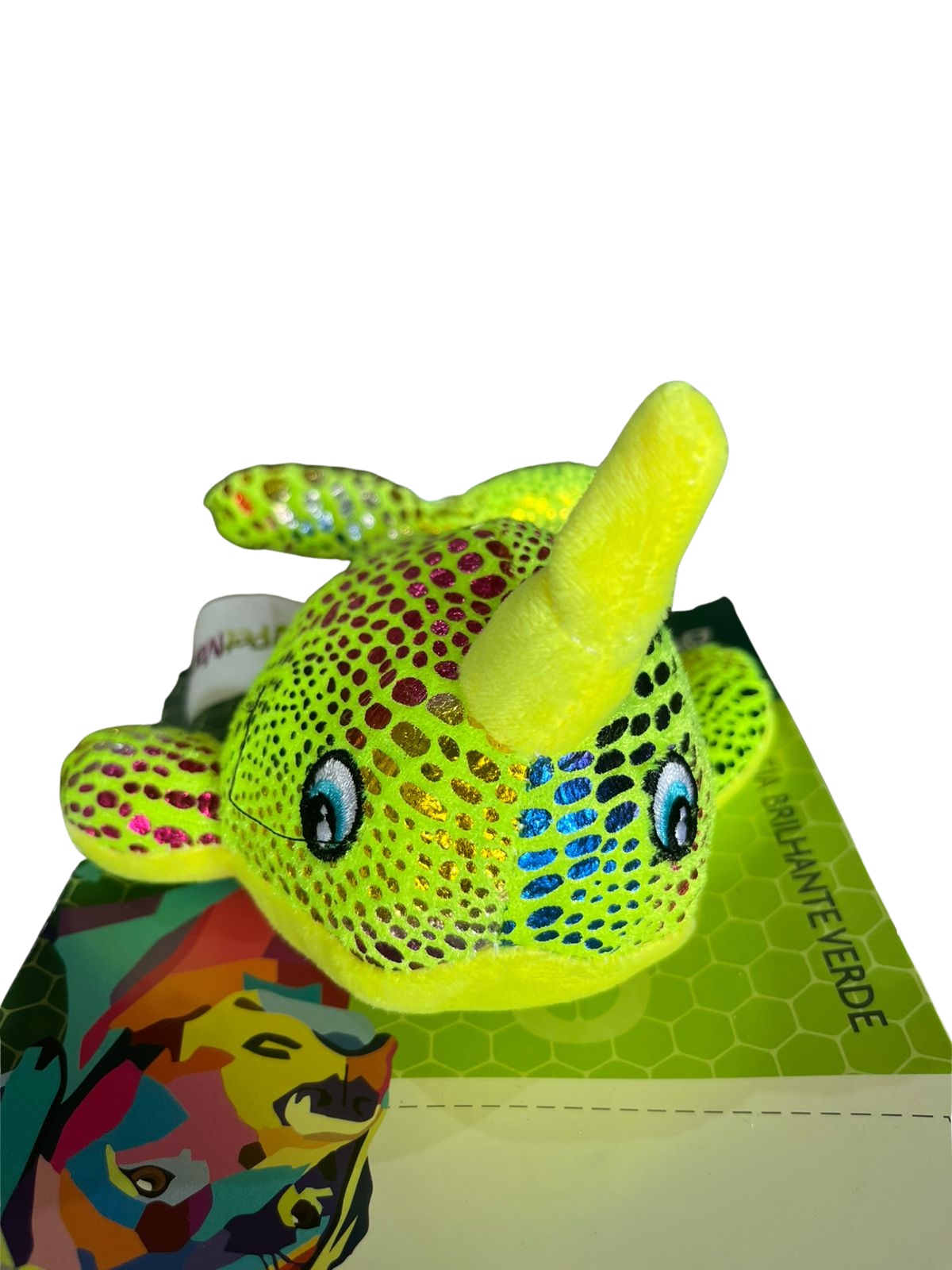 PELUCIA- BALEIA BRILHANTE VERDE - Imagem 2