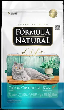 FÓRMULA NATURAL LIFE GATO CAST SALMAO 10,1KG