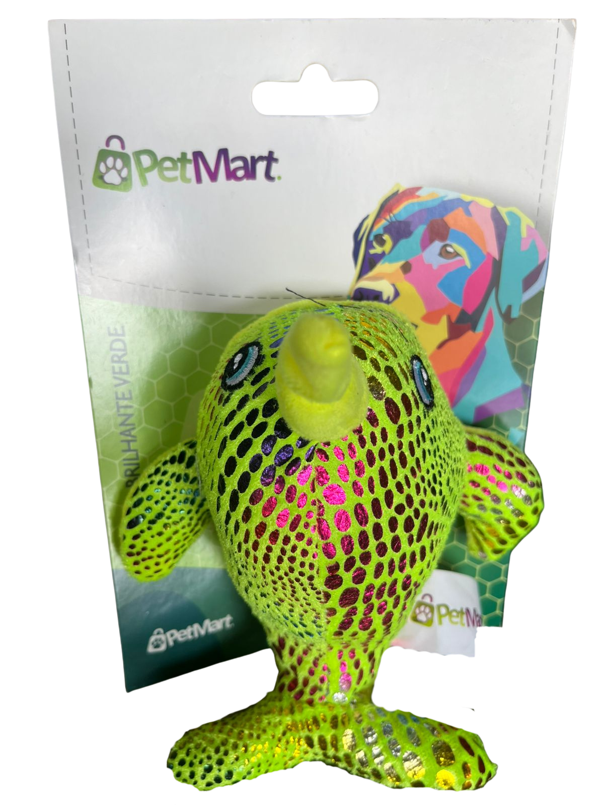 PELUCIA- BALEIA BRILHANTE VERDE