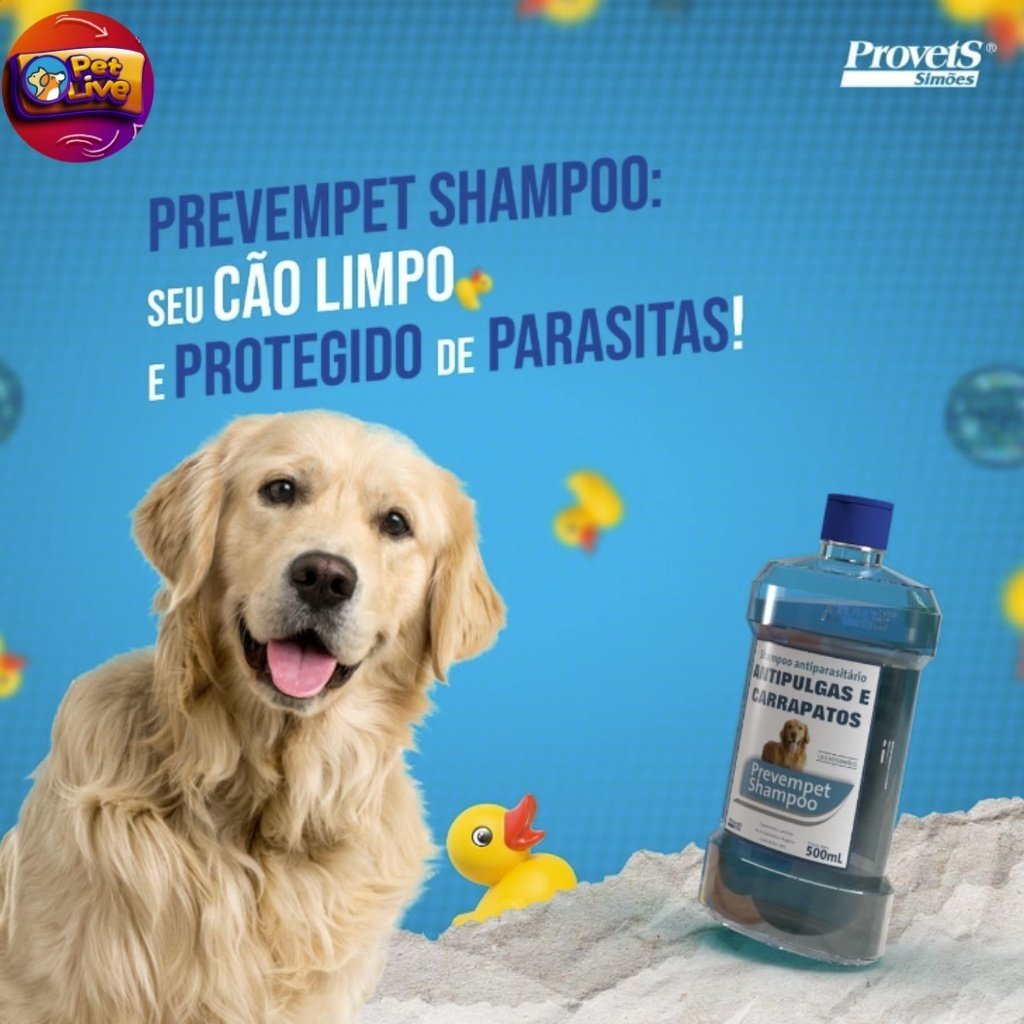 SHAMPOO PREVEMPET ANTIPULGAS E CARRAPATOS - Imagem 2