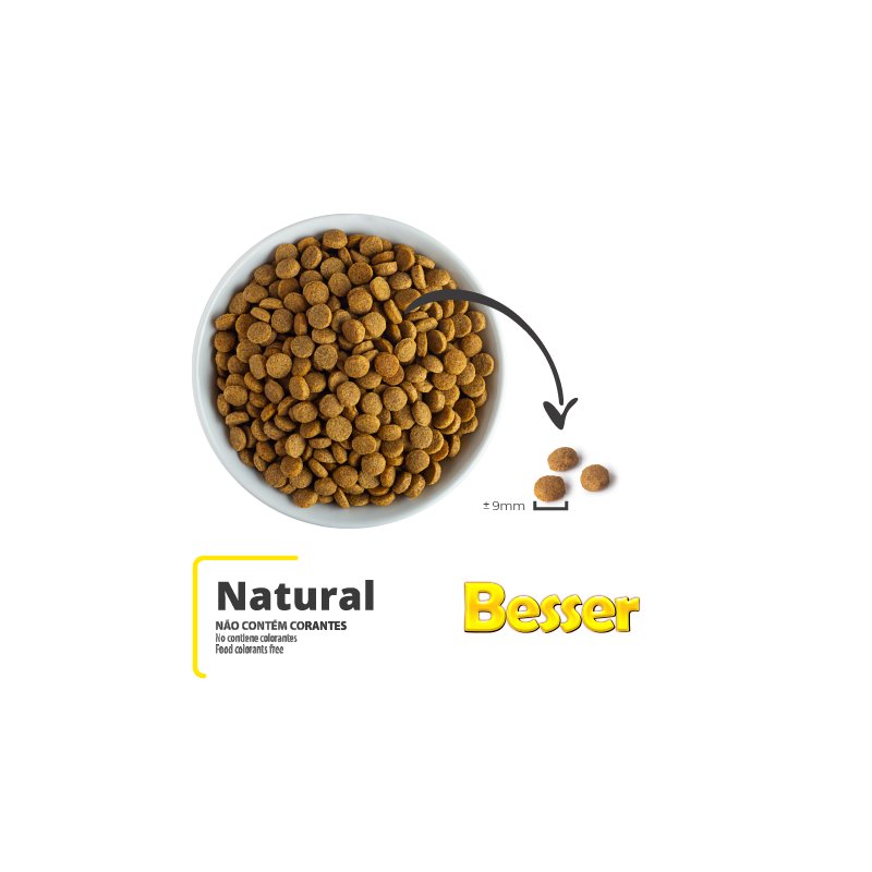 BESSER NATURAL ADULTO 25KG - Imagem 2