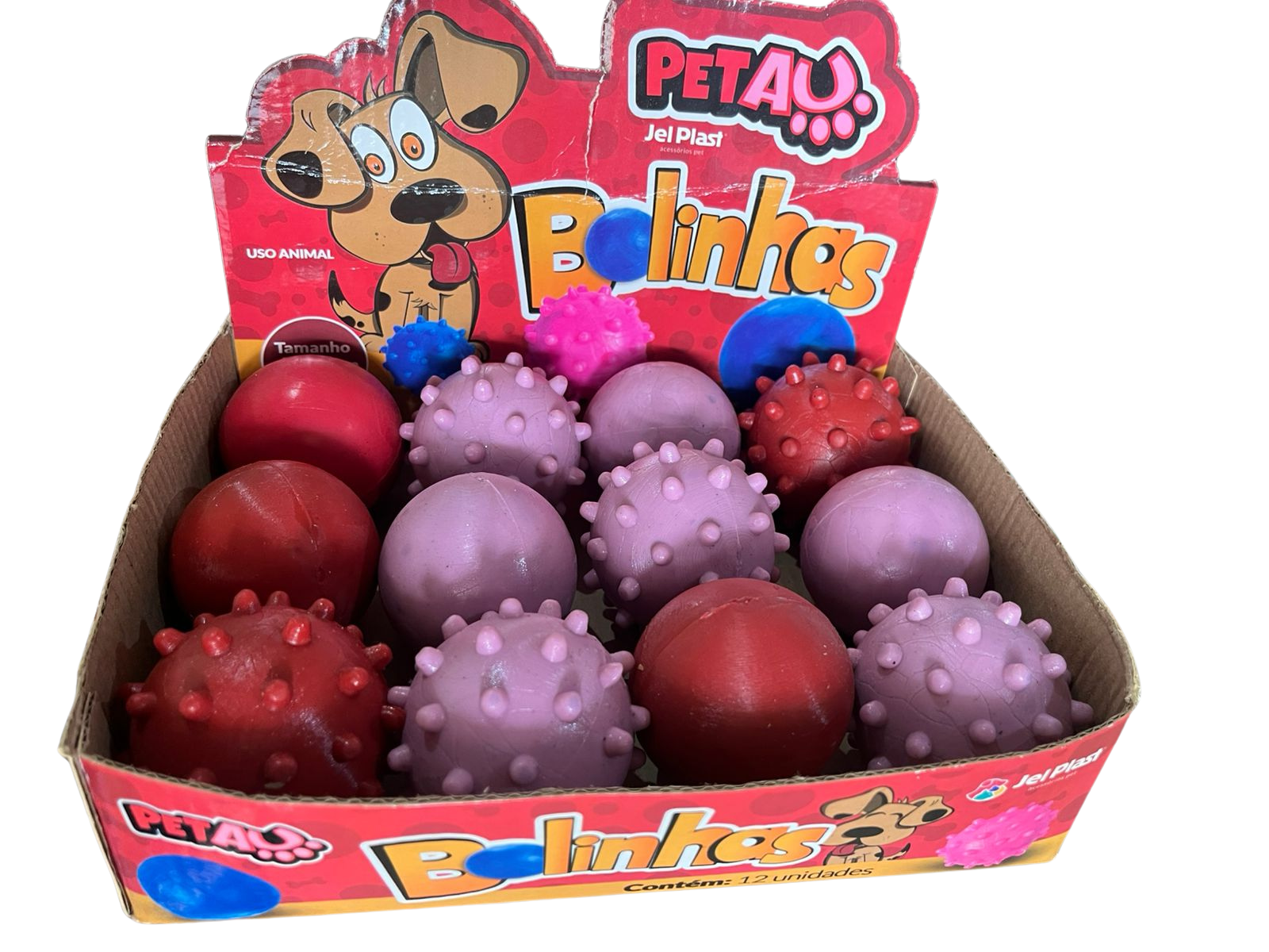 BOLINHAS MEDIAS SORTIDAS 55MM C/12UN-30439808AA