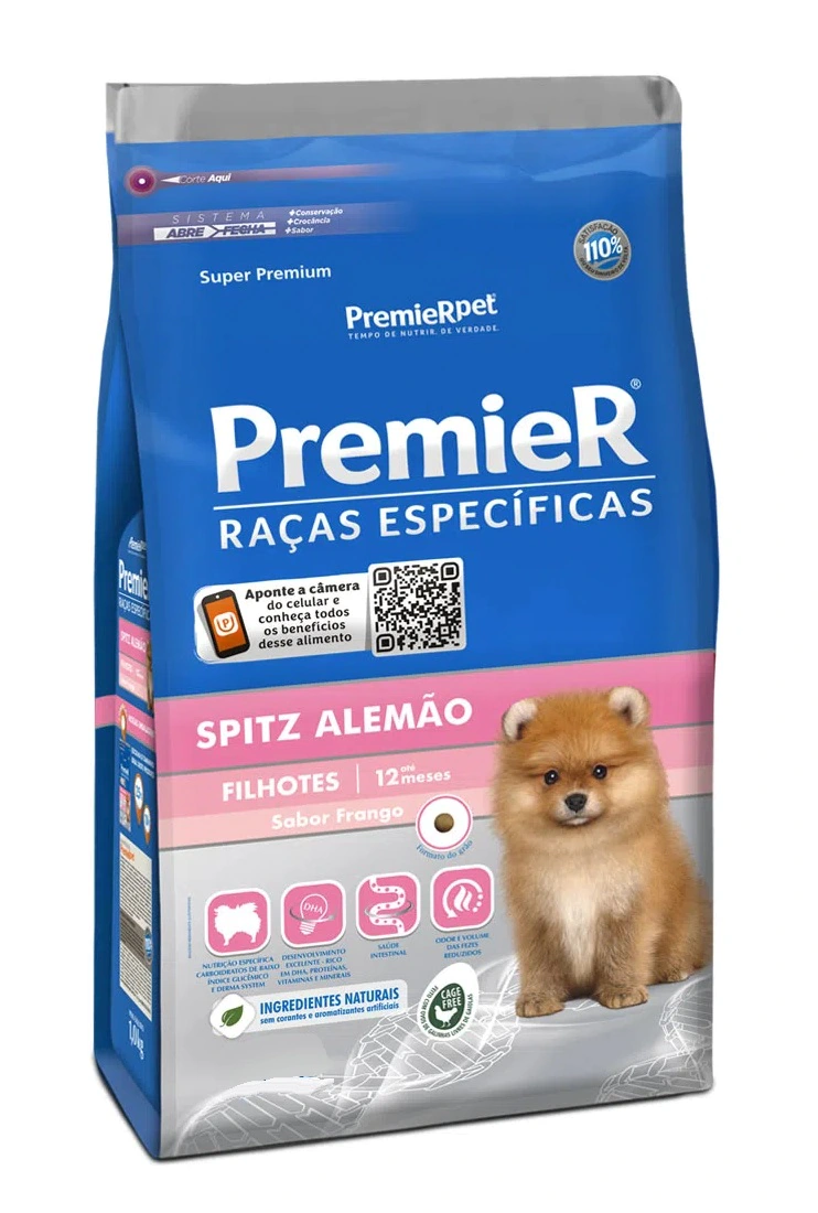 PREMIER  CAES FILHOTES SPITZ ALEMAO 2,5 KG