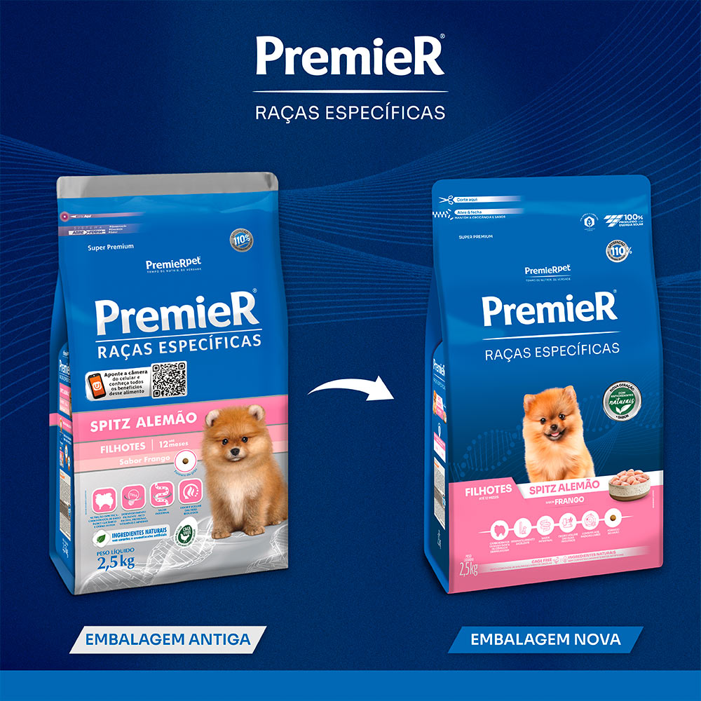 PREMIER  CAES FILHOTES SPITZ ALEMAO 2,5 KG - Imagem 2