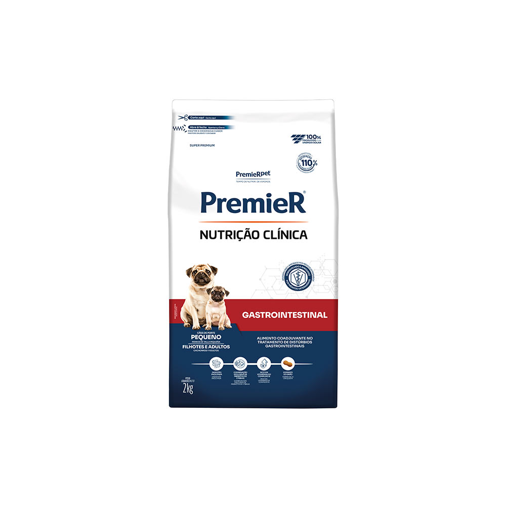 PREMIER NUTRICAO CLINICA AD. GASTROINTESTINAL PEQ PORTE 10KG