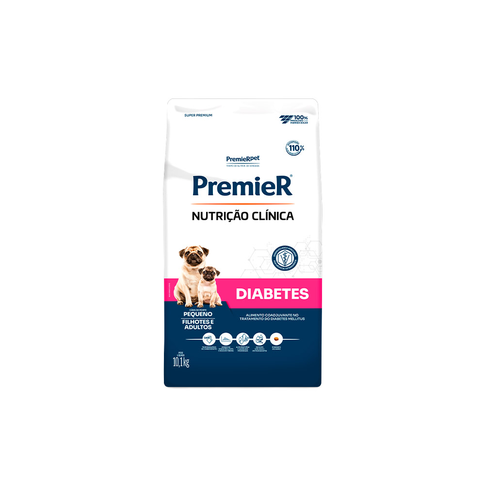 PREMIER NUTRICAO CLINICA AD. DIABETES PEQUENO PORTE 2KG