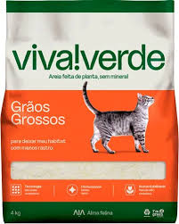 AREIA V. VERDE GRAOS GROSSOS-LARANJA 4KG