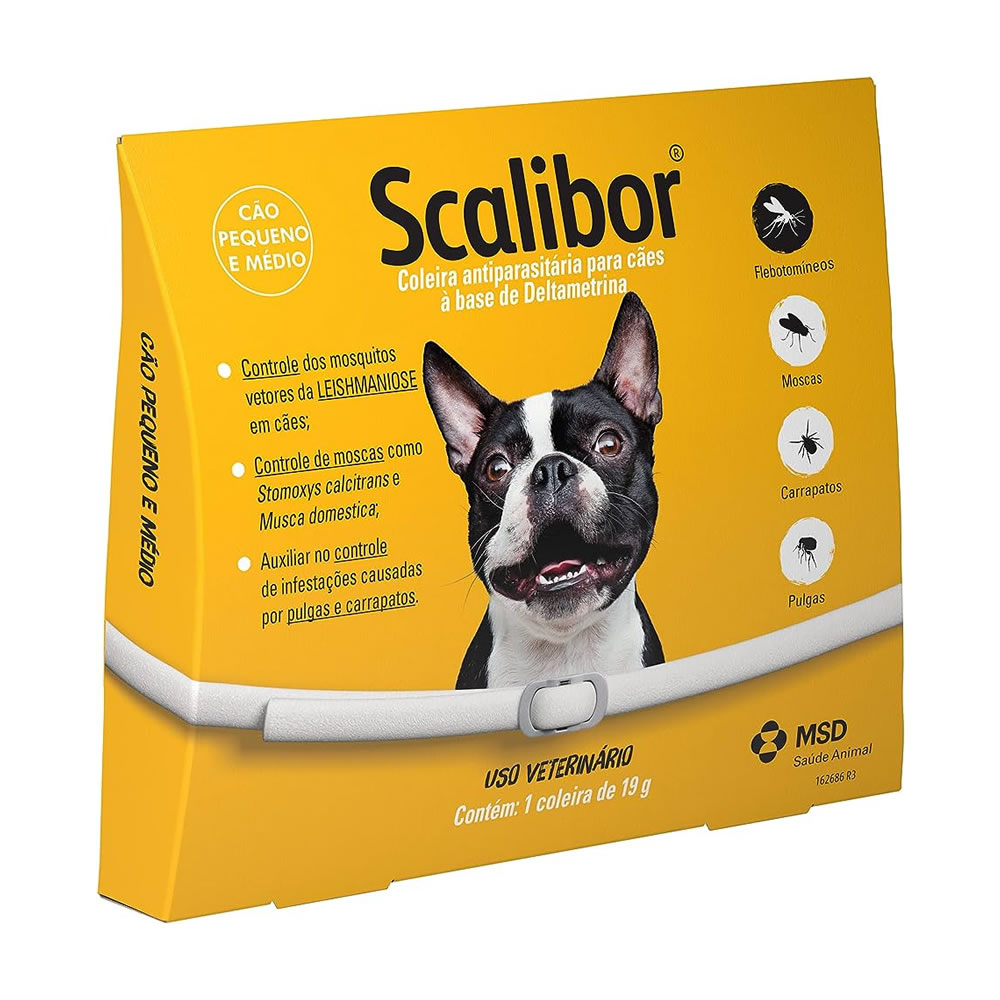 SCALIBOR COLEIRA ANTIPARASITARIA