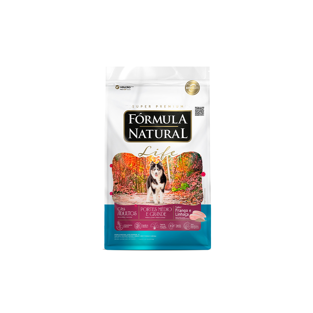 FÓRMULA NATURAL LIFE PORTE GRANDE 15KG