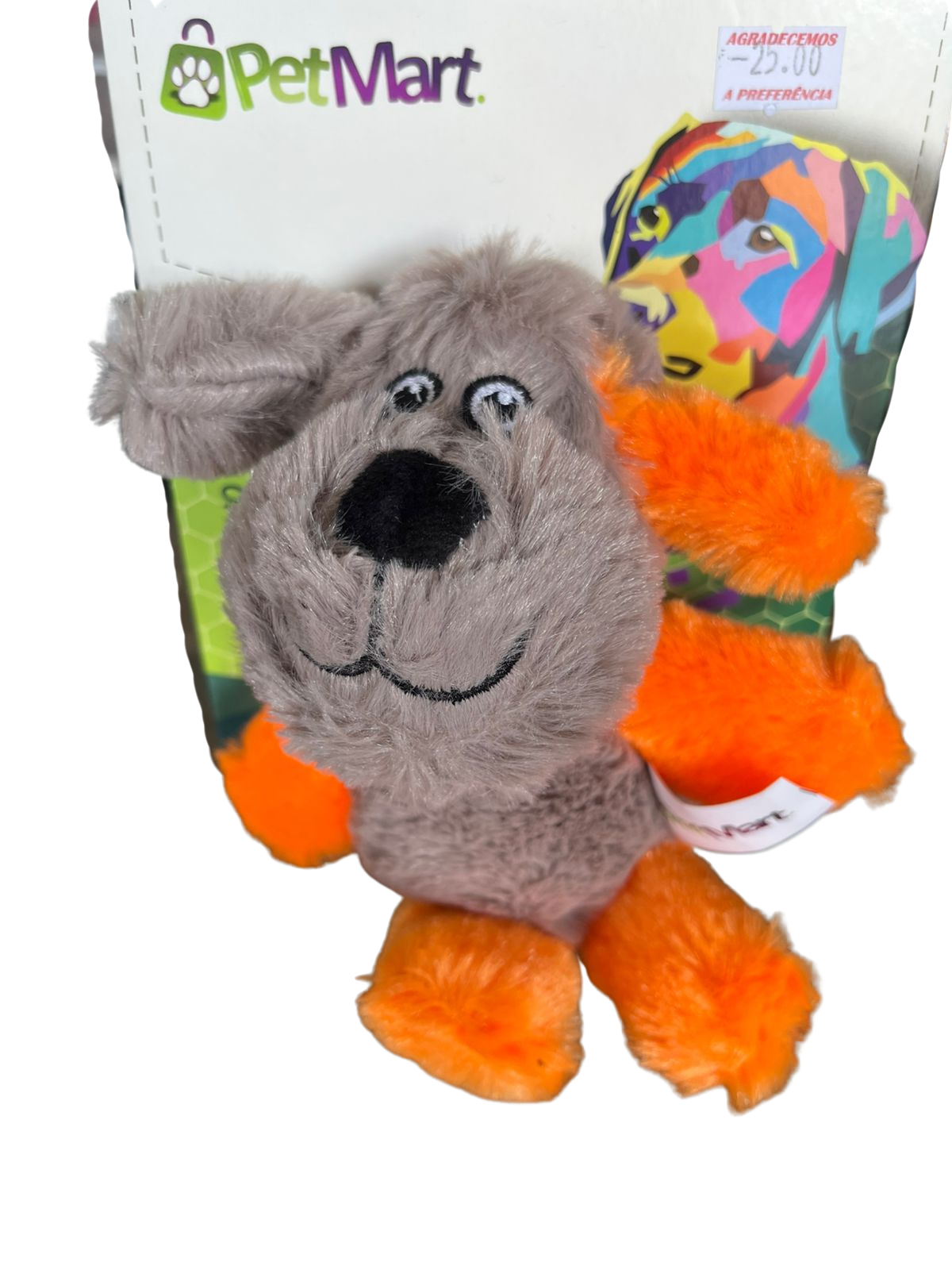 PELUCIA- CACHORRINHO LARANJA