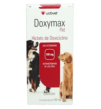 DOXYMAX PET 100MG CARTUCHO C/ 14