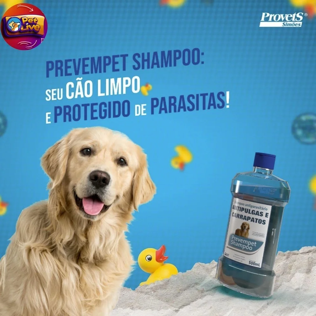SHAMPOO PREVEMPET ANTIPULGAS E CARRAPATOS