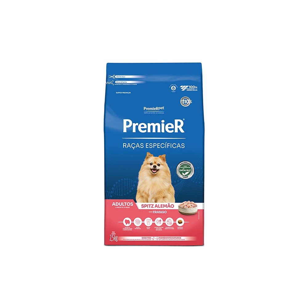 PREMIER  CAES ADULTO SPITZ ALEMAO 2,5 KG
