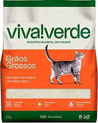 AREIA V. VERDE GRAOS GROSSOS-LARANJA 4KG