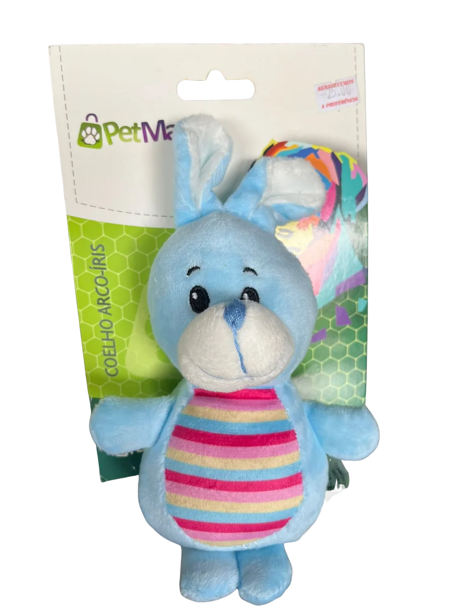 PELUCIA- COELHO ARCO-IRIS
