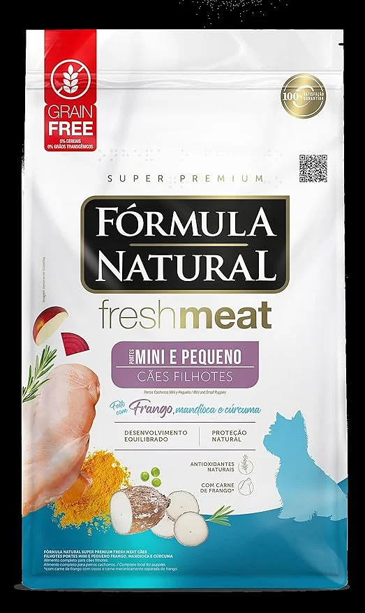 FÓRMULA NATURAL FRESH M FILH MINI/PQ 2,5KG