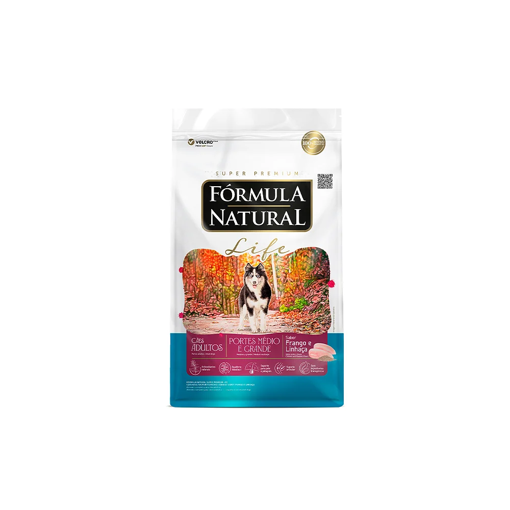 FÓRMULA NATURAL LIFE PORTE GRANDE 15KG